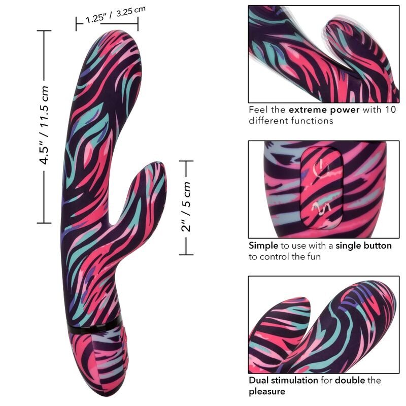 Calexotics - vibrador menage a moi dual wand