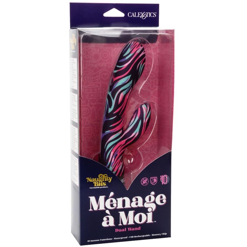Calexotics - vibrador menage a moi dual wand