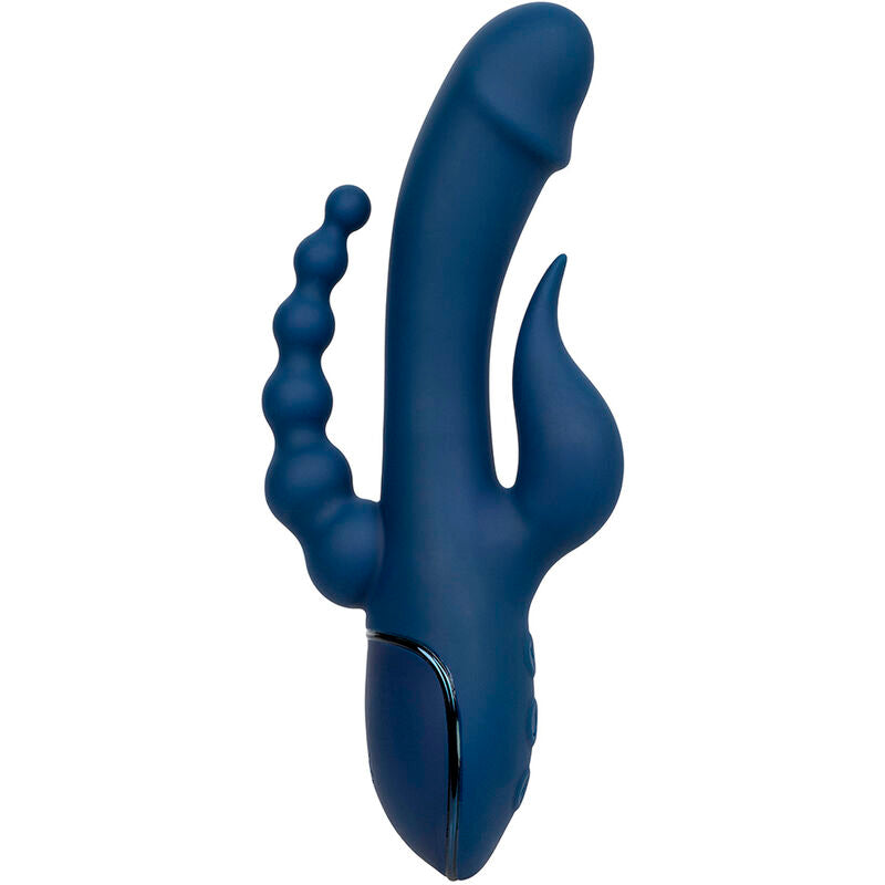 Calexotics - vibrador triple orgasm azul