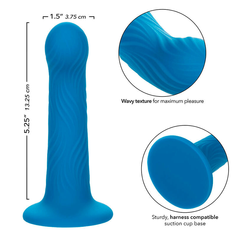 Calexotics - wave rider ripple plug anal azul