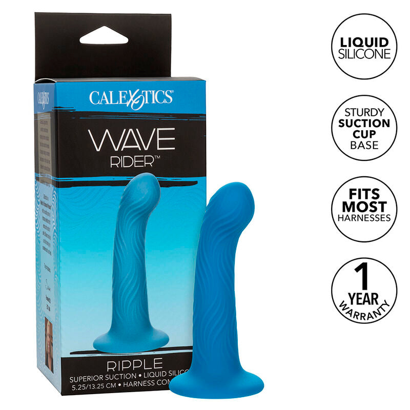 Calexotics - wave rider ripple plug anal azul