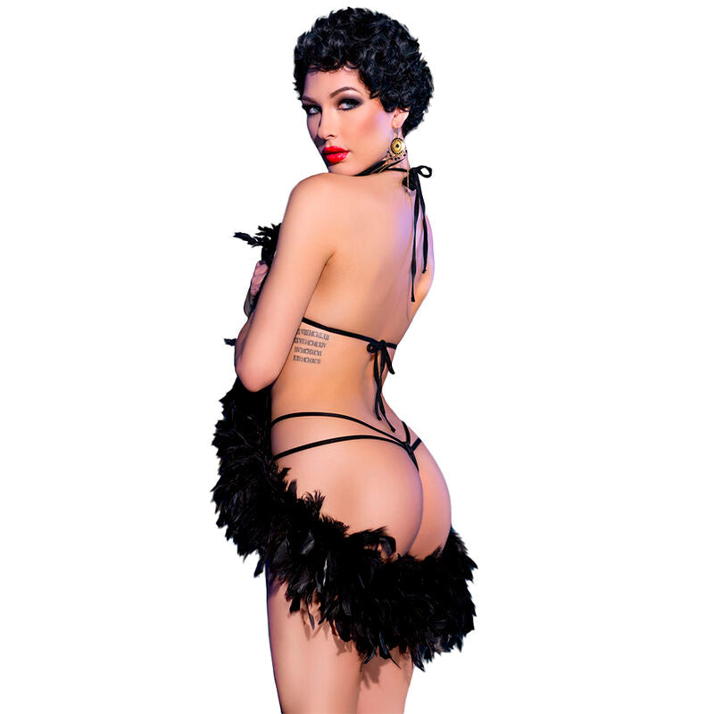 Chilirose - cr 4479 body crotchless azul s/m