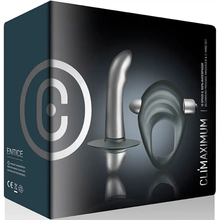 Climaximum - entice kit anillo para pene + vibrador