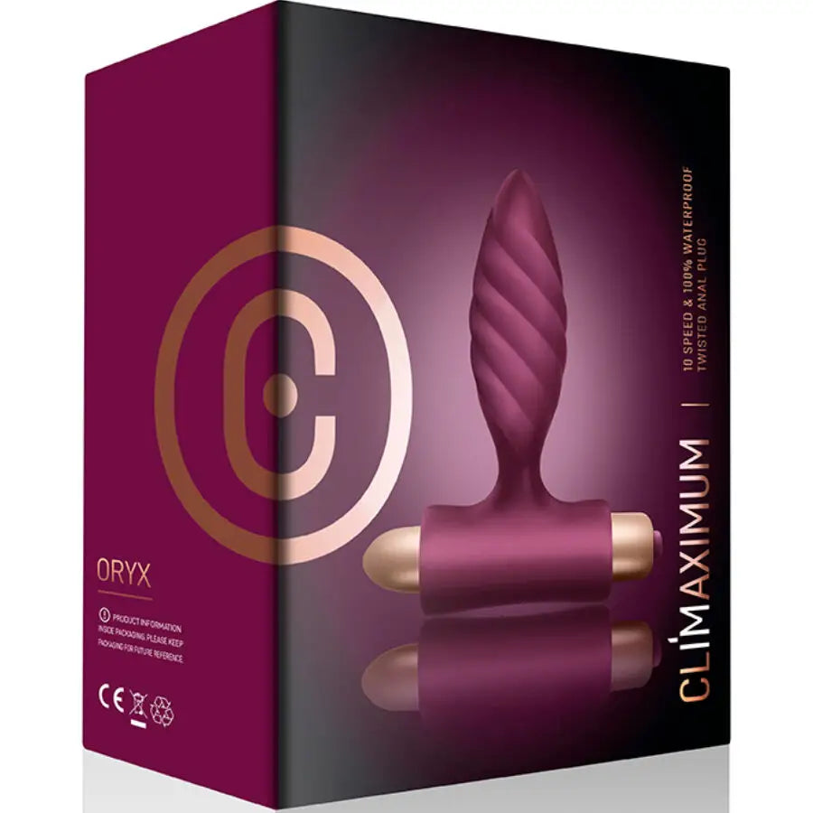 Climaximum - oryx plug anal trenzado