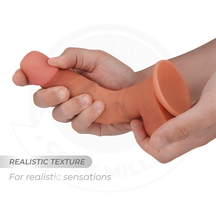 Cock miller - dildo hiperrealístico articulable 17,8 cm
