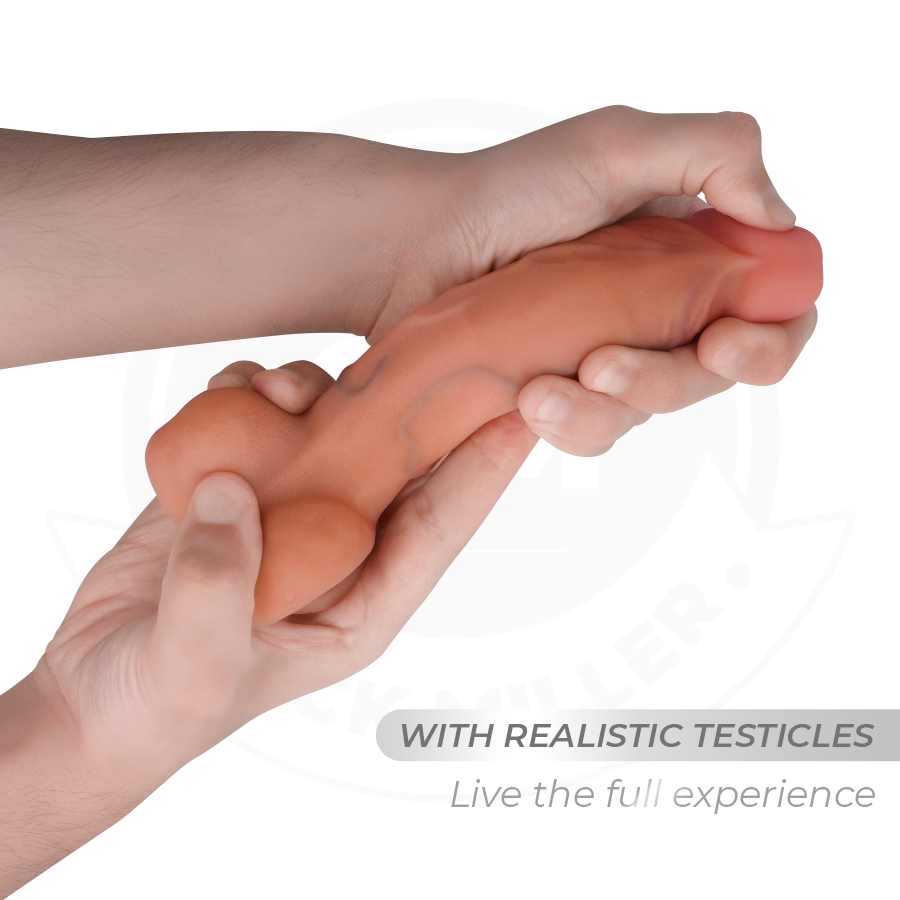 Cock miller - dildo hiperrealístico articulable 17,8 cm