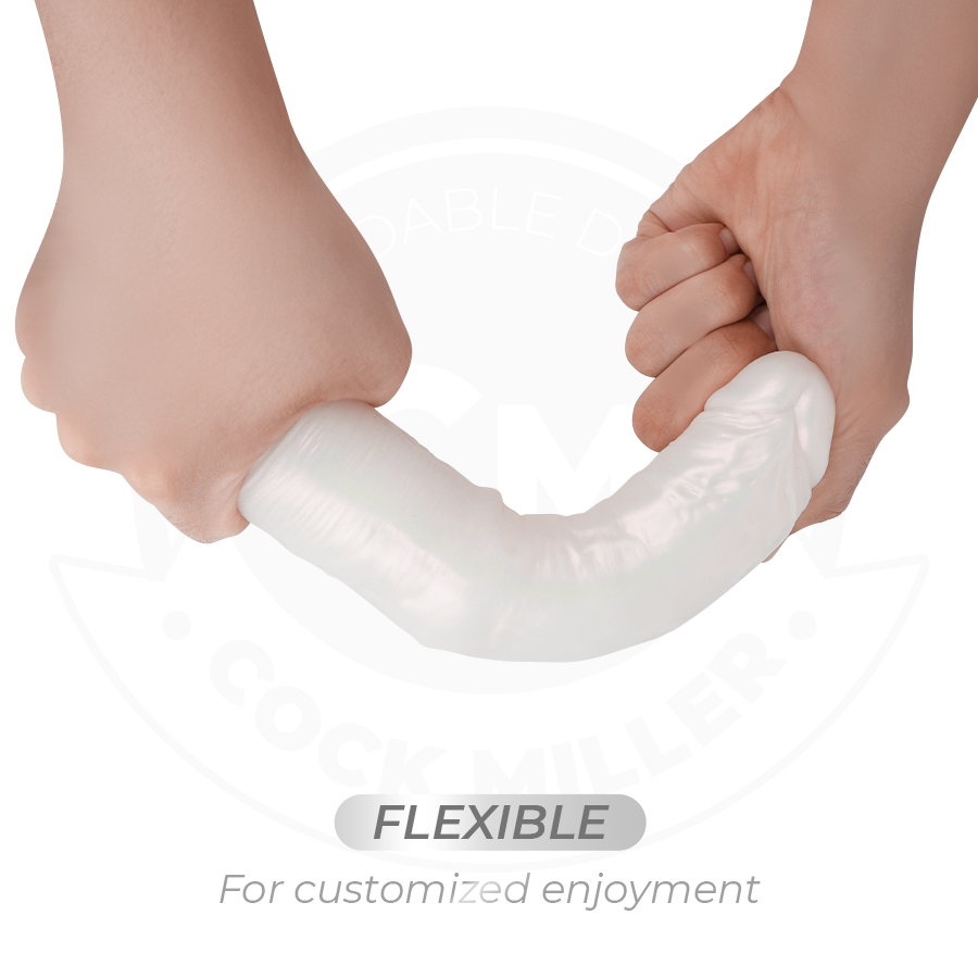 Cock miller - dildo silicona 19,5 cm luces y vibración