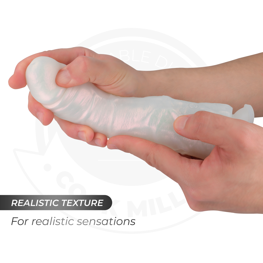 Cock miller - dildo silicona 19,5 cm luces y vibración