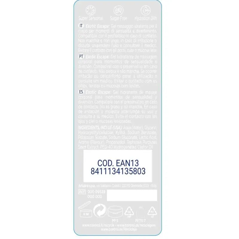 Control - 2 en 1 massage & pleasure exotic 200 ml