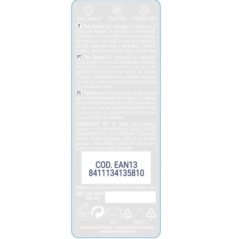 Control - 2 en 1 massage & pleasure thai passion 200 ml