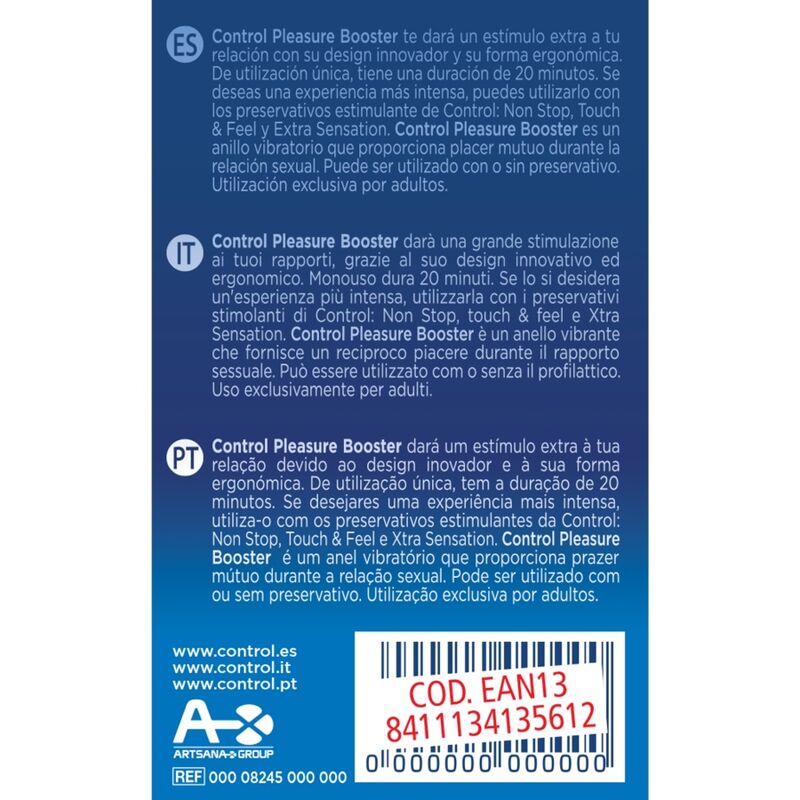 Control - anillo vibrador pleasure booster