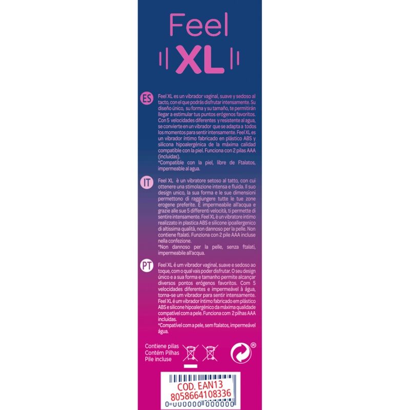 Control - feel xl bala vibradora