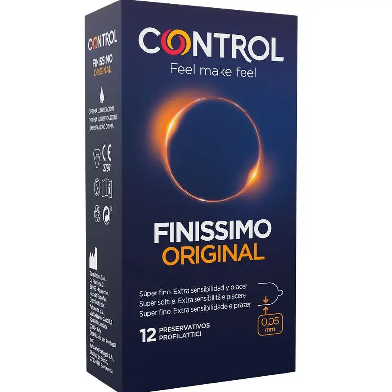 CONTROL - FINISSIMO PRESERVATIVOS 12 UNIDADES