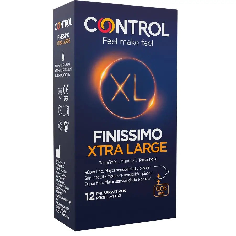 Control - finissimo xl preservativos 12 unidades