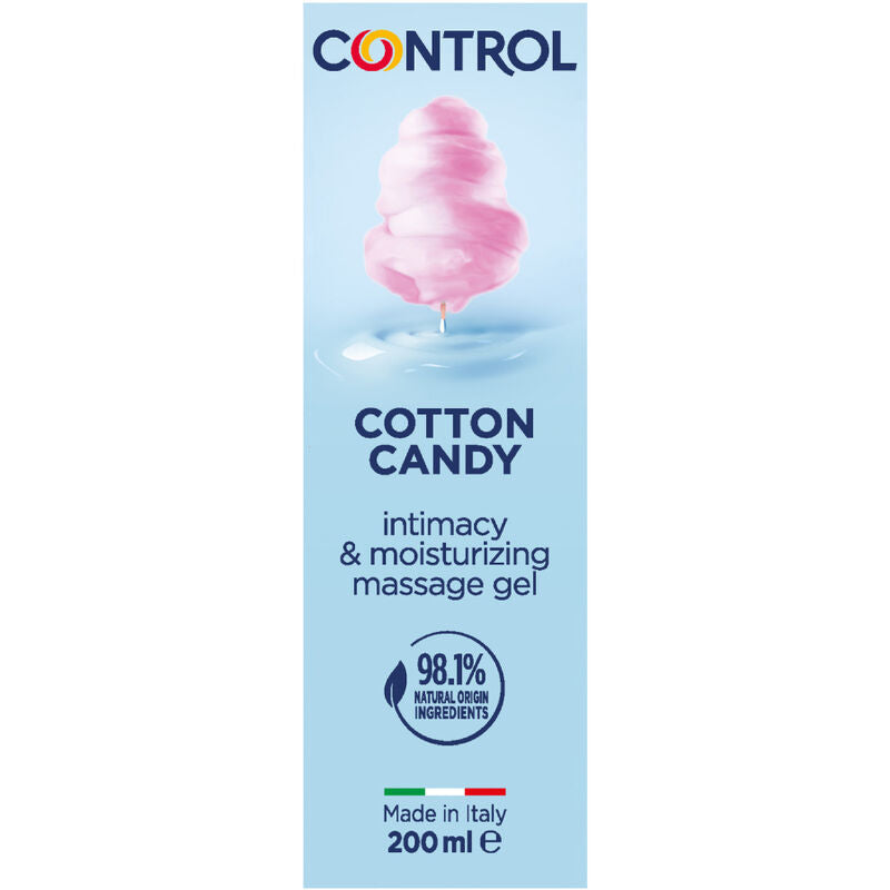 Control - masaje gel 3 en 1 algodón de azúcar 200 ml