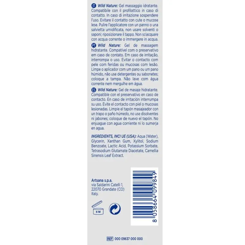 Control - wild nature gel masaje 3 en 1 200 ml