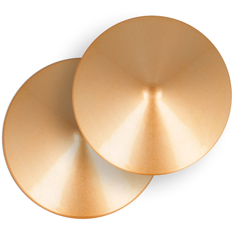 Coquette chic desire - cubre pezones metal circulos dorados