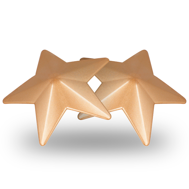 Coquette chic desire - cubre pezones metal estrellas