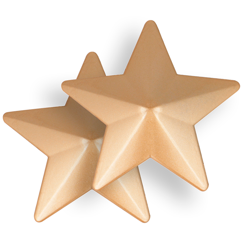 Coquette chic desire - cubre pezones metal estrellas