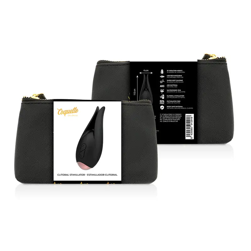 Coquette chic desire - estimulador clítoris negro / gold