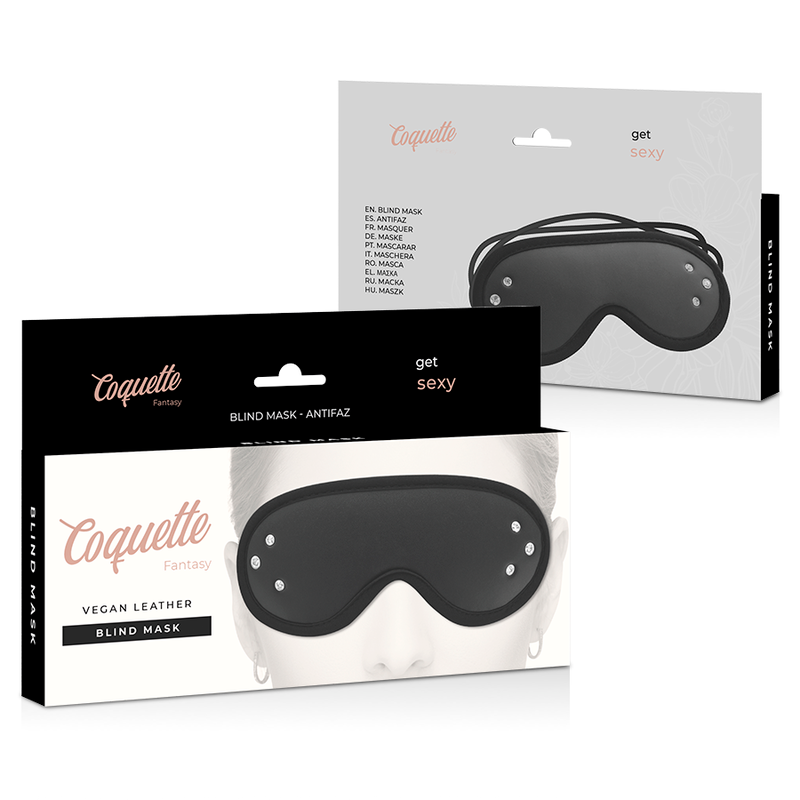Coquette chic desire - fantasy antifaz cuero vegano