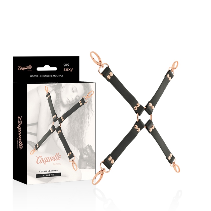 Coquette chic desire - fantasy hog tie cuero vegano