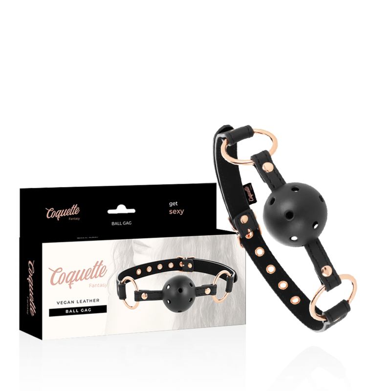 Coquette chic desire - fantasy mordaza transpirable cuero
