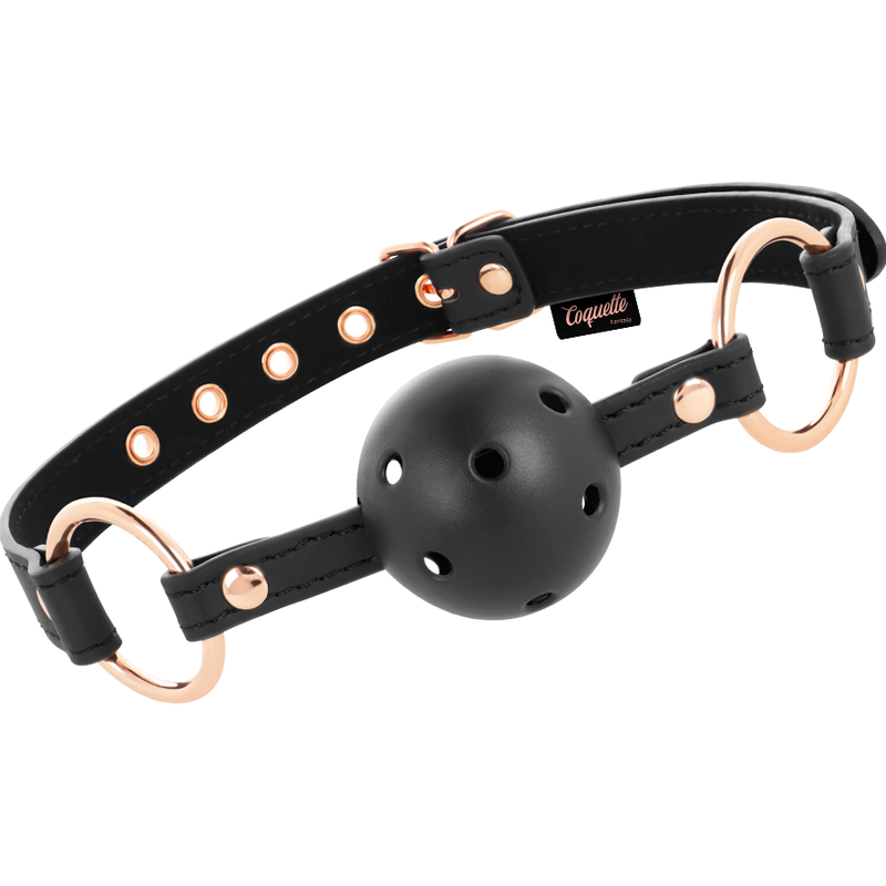 Coquette chic desire - fantasy mordaza transpirable cuero