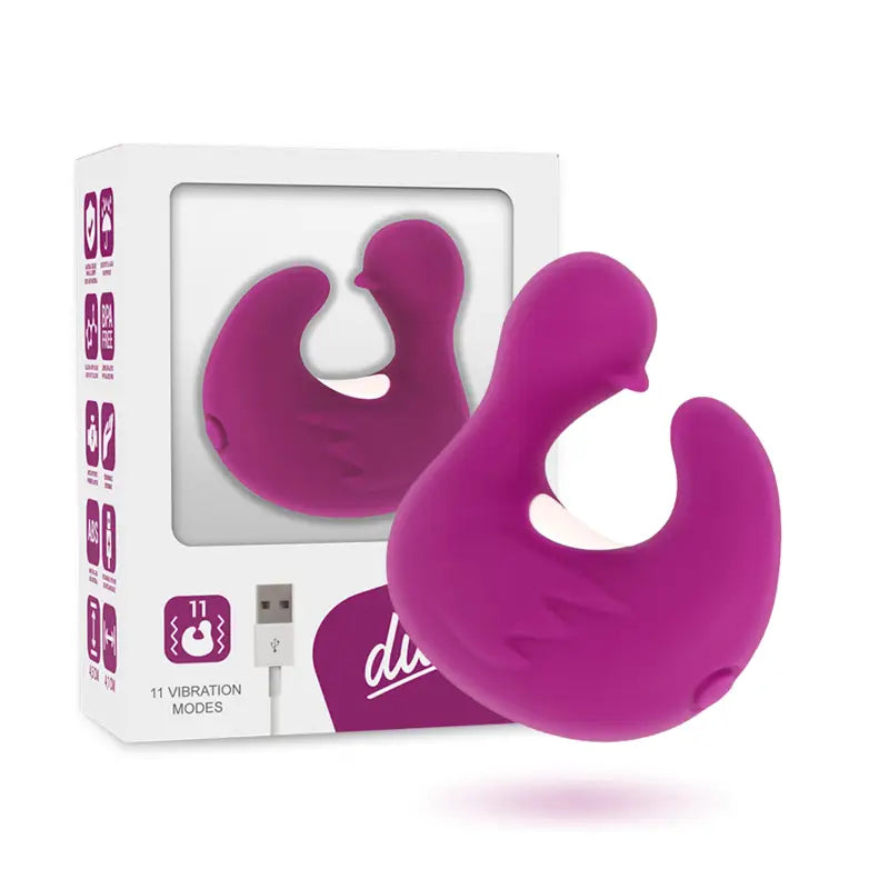 Coverme - dedal pato estimulador de silicona recargable