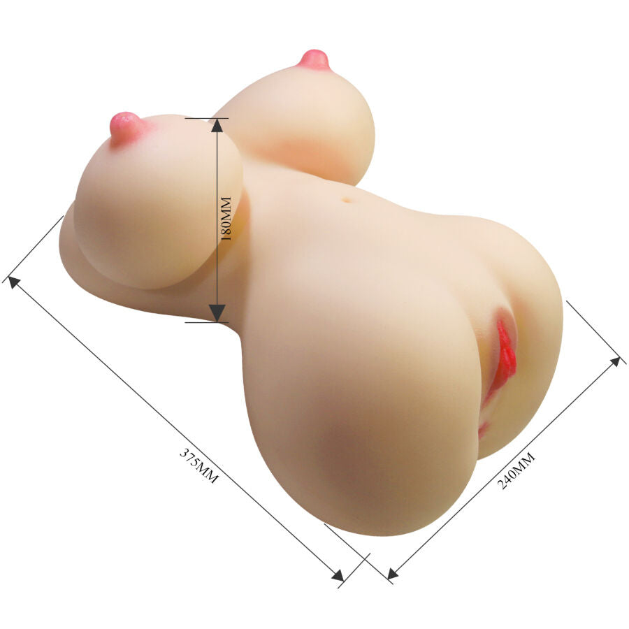 Crazy bull - fiona torso femenino realista vagina y anal