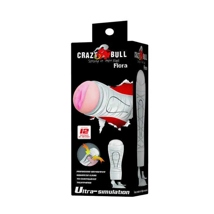 Crazy bull - flora masturbador vagina recargable