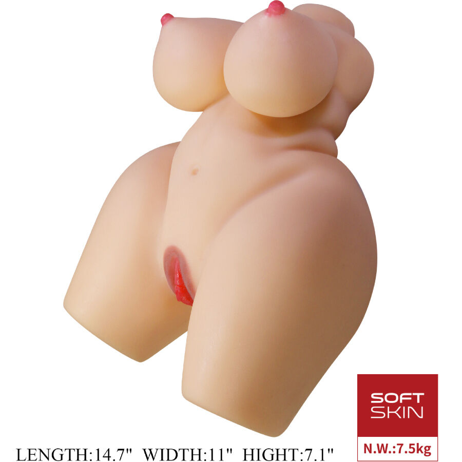 Crazy bull - grace torso femenino realista vagina y anal