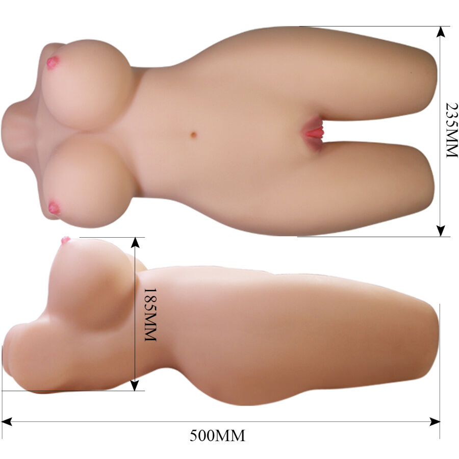 Crazy bull - mia torso femenino realista vagina y anal 8.5