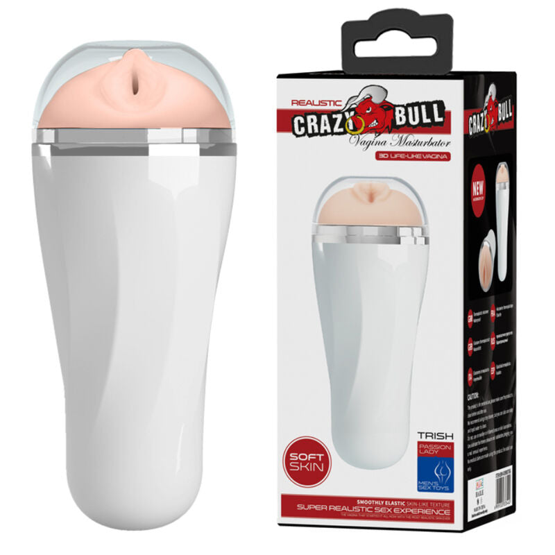 Crazy bull - trish masturbador 3d life-like vagina