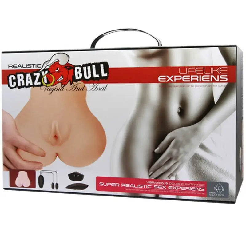 Crazy bull - vagina y ano realísticos con vibración