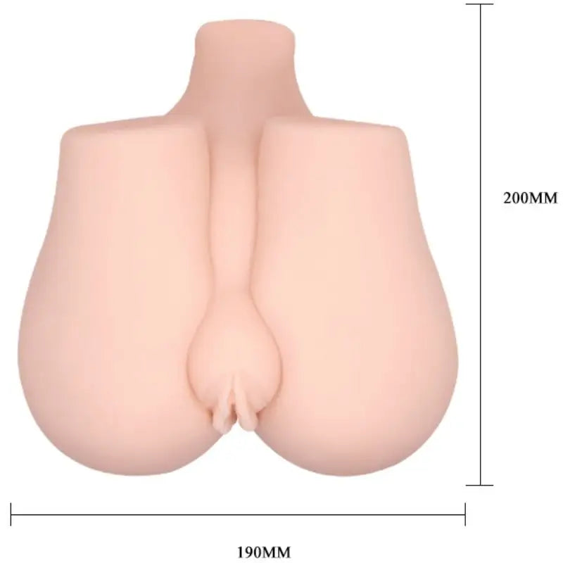 Crazy bull - vagina y ano realísticos con vibración