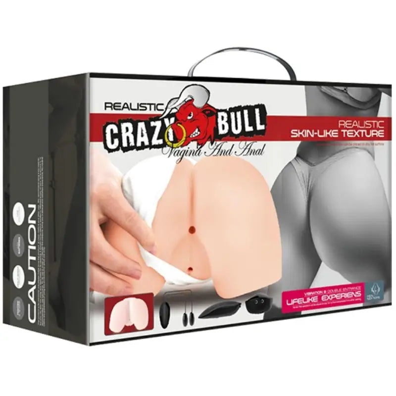 Crazy bull - vagina y ano realísticos con vibración