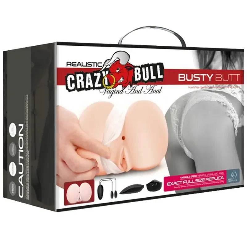 Crazy bull - vagina y ano realísticos con vibración