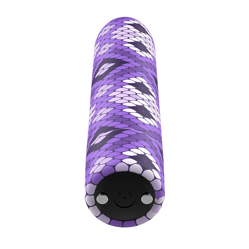 Custom bullets - bala recargable snake lila 10 intensidades