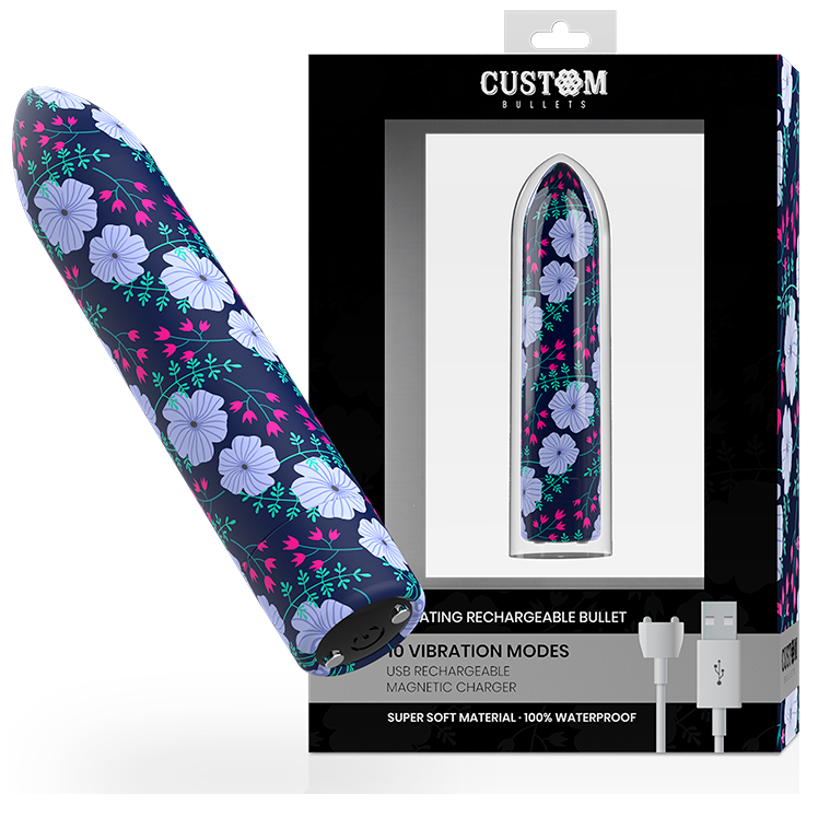 Custom bullets - bala recargable spring 10 intensidades