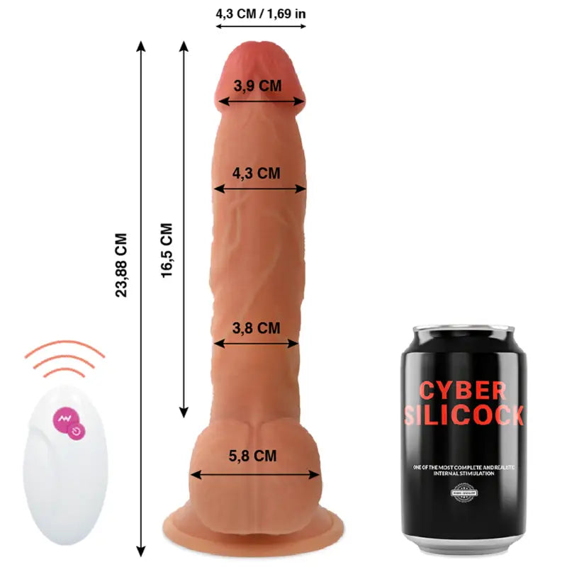 Cyber silicock - realístico control remoto master ben 23.88