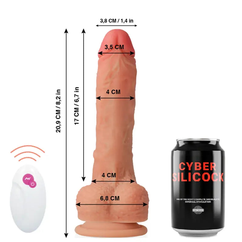 Cyber silicock - realístico control remoto master huck 20.9