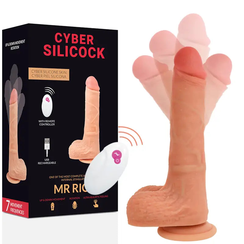 Cyber silicock - realístico control remoto mr rick 20.9 cm