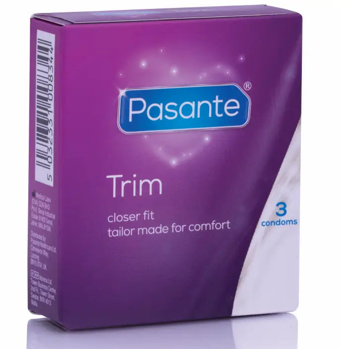 Pasante - preservativos trim ms delgado 3 unidades
