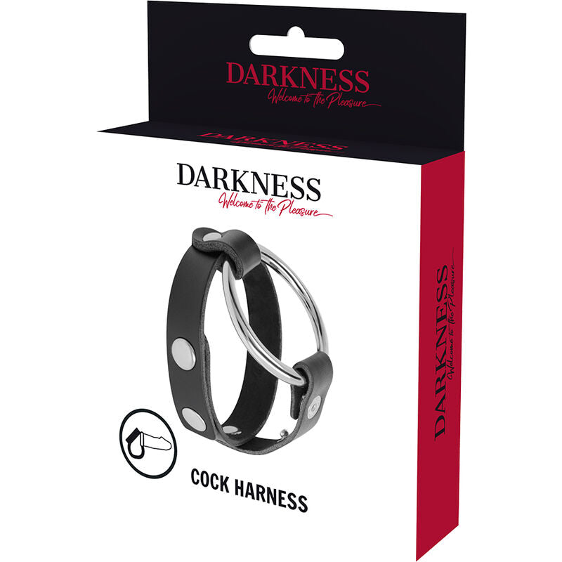 Darkness - anillo para pene y testículos bdsm