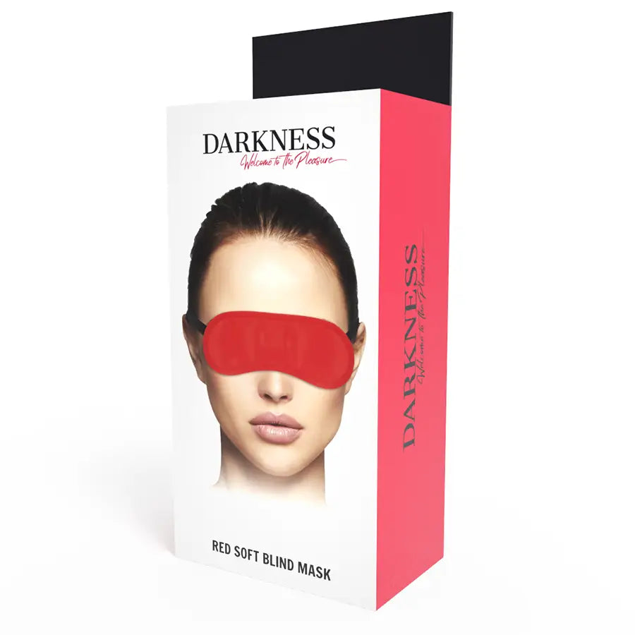 Darkness - máscara antifaz rojo recto