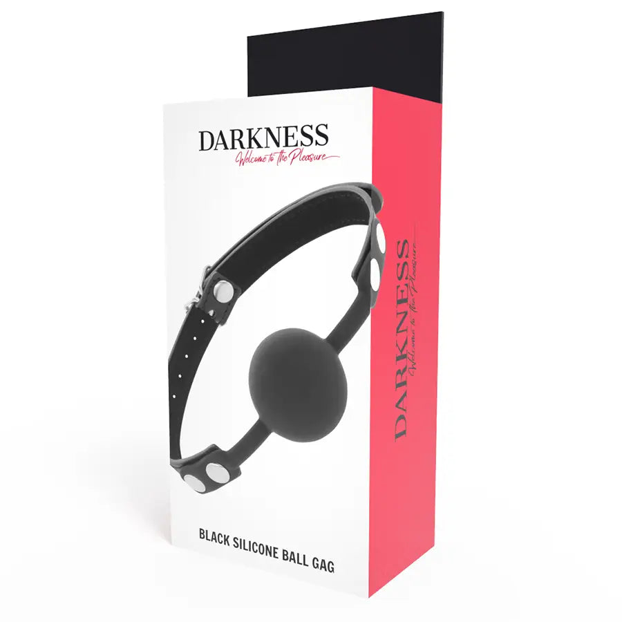 Darkness - mordaza silicona negro