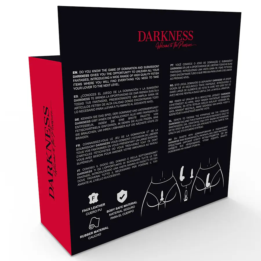 Darkness - panties con plug y dildo intercambiable