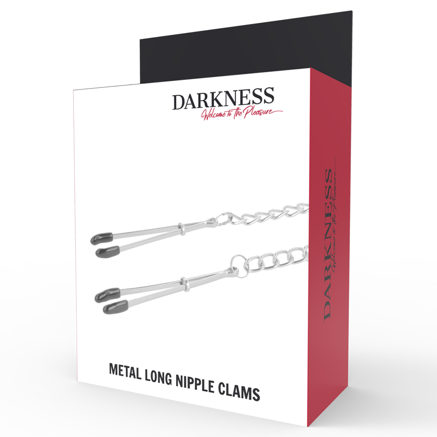 Darkness - pinzas ajustables para pezones metal