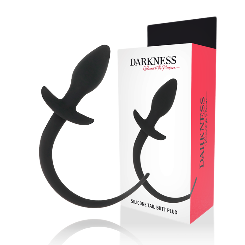 Darkness - plug anal 28 cm silicona negro